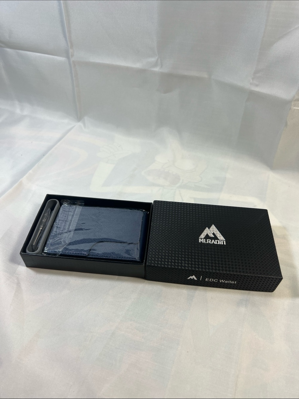 Murad Navy Blue Slim Key & Card Holder EDC Wallet